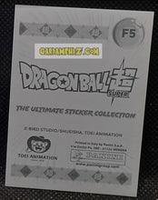 Charger l'image dans la galerie, Carte Dragon Ball Super Sticker Album Panini Fr Part 13 n° F5 (2025) songoku dbs prisme cardamehdz point com mehdz atout