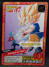 Charger l'image dans la galerie, Carte dragon ball gt Carddass Le Grand Combat Part 7 n°717 (1997) bandai Songoku dbgt cardamehdz point com mehdz atout