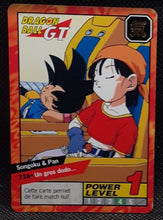 Charger l'image dans la galerie, Carte dragon ball gt Carddass Le Grand Combat Part 7 n°726 (1997) bandai Songoku &amp; pan dbgt 