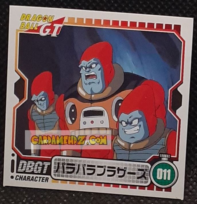 Carte dragon ball gt seal retsuden part 4 n ° 011 (2006) ensky les freres para dbgt cardamehdz point com mehdz atout