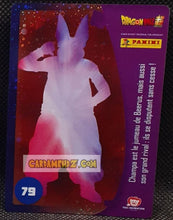 Charger l'image dans la galerie, Carte dragon ball super Trading Cards Panini Part 1 n° 79 (2019) champa prisme foil holo dbs cardamehdz point com