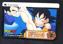 Charger l&#39;image dans la galerie, Carte dragon ball z Carddass fr Part 18 n°55 (Total n°701) (1995) bandai songohan songoten dbz cardamehdz 