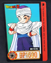 Charger l&#39;image dans la galerie, Carte dragon ball z Carddass fr Part 18 n°80 (Total n°726) (1995) bandai krilin dbz cardamehdz
