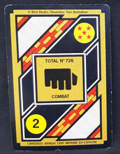 Charger l&#39;image dans la galerie, Carte dragon ball z Carddass fr Part 18 n°80 (Total n°726) (1995) bandai krilin dbz cardamehdz verso