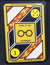 Charger l&#39;image dans la galerie, Carte dragon ball z Carddass fr Part 19 n°97 (Total n°743) (1995) bandai trunks songoten dbz cardamehdz verso