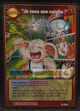 Charger l'image dans la galerie, Carte dragon ball z Carte À Jouer Et À Collectionner JCC fr Part 3 n° D-289 (2006) bandai Je veux une culotte ! Deck championnat du monde dbz prisme holo foil cardamehdz point com