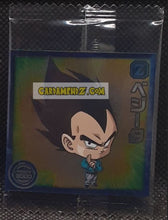 Charger l&#39;image dans la galerie, Carte dragon ball z Chou Senshi Sticker Wafer Super Part 12 n° 12-10 (2025) bandai vegeta dbz commune cardamehdz point com mehdz atout