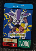 Charger l&#39;image dans la galerie, Carte dragon ball z Super Decisive Battle Card Part 2 n° 19 (1990) bandai freezer cardamehdz point com mehdz atout
