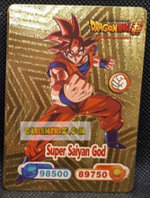 Charger l&#39;image dans la galerie, Carte dragon ball z fan card anglaise super saiyan god dbz son goku cardamehdz point com mehdz atout