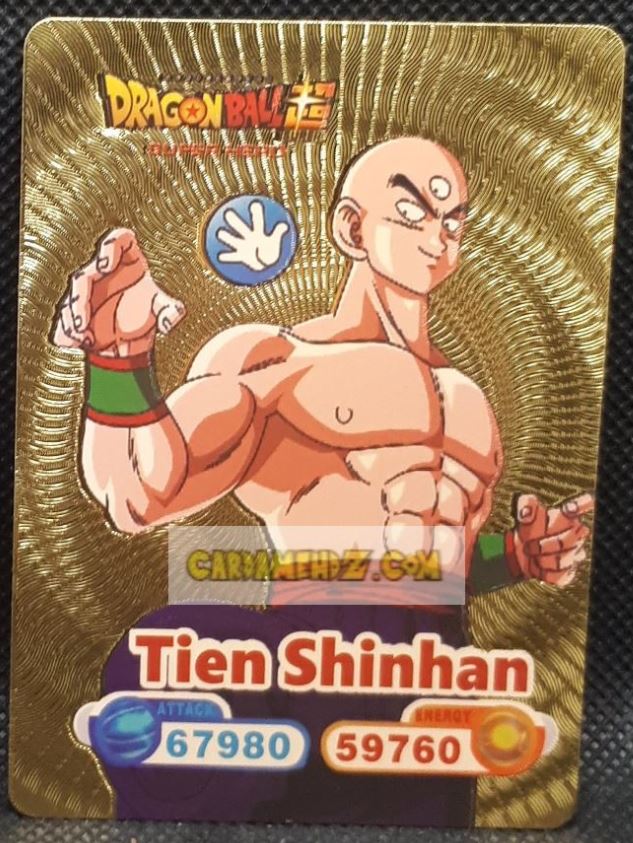 Carte dragon ball z fan card anglaise tien shinhan dbz cardamehdz point com mehdz atout