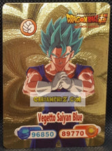 Charger l&#39;image dans la galerie, Carte dragon ball z fan card anglaise veetto saiyan blue dbz cardamehdz point com mehdz atout