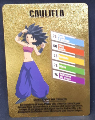 Carte dragon ball z fan card italienne caulifla dbz cardamehdz