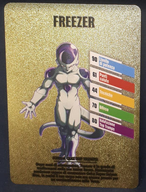 Carte dragon ball z fan card italienne freezer dbz 