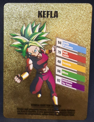 Carte dragon ball z fan card italienne kefla dbz cardamehdz