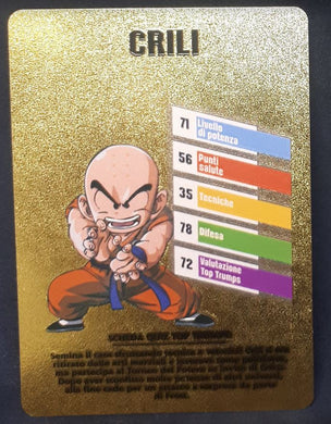 Carte dragon ball z fan card italienne krilin dbz cardamehdz