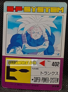 Carte dragon ball z pp card part 20 n° 864 (1993) Amada trunks dbz cardamehdz pont com mehdz atout