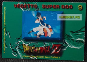 Carte panini dragon ball z française serie 5 n° 9 vegetto vs majin bou dbz cardamehdz point com mehdz atout