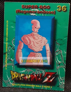 Carte panini dragon ball z italienne serie 5 n° 36 majin bou dbz cardamehdz point com mehdz atout