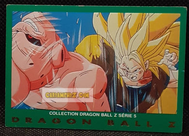 Carte panini dragon ball z italienne serie 5 n° 88 majin bou vs songoku dbz cardamehdz point com mehdz atout