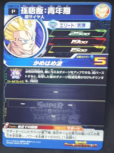 Super Dragon Ball Heroes Booster Pack Part 12 PUMS12-18 (2022) bandai songohan pums sdbh promo cardamehdz verso