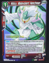 Charger l&#39;image dans la galerie, carte Dragon Ball Super Card Game Wild Resurgence n° BT21-031 C (us) bandai nikky malevolent henchman dbs cardamehdz point com