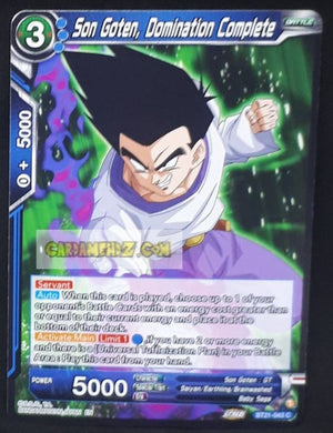 carte Dragon Ball Super Card Game Wild Resurgence n° BT21-043 C (us) bandai songoten domination complete dbs cardamehdz point com