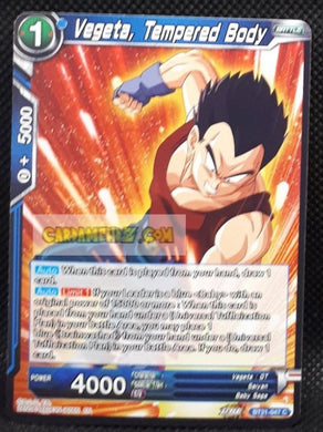 carte Dragon Ball Super Card Game Wild Resurgence n° BT21-047 C (us) bandai vegeta tempered body dbs cardamehdz point com mehdz atout