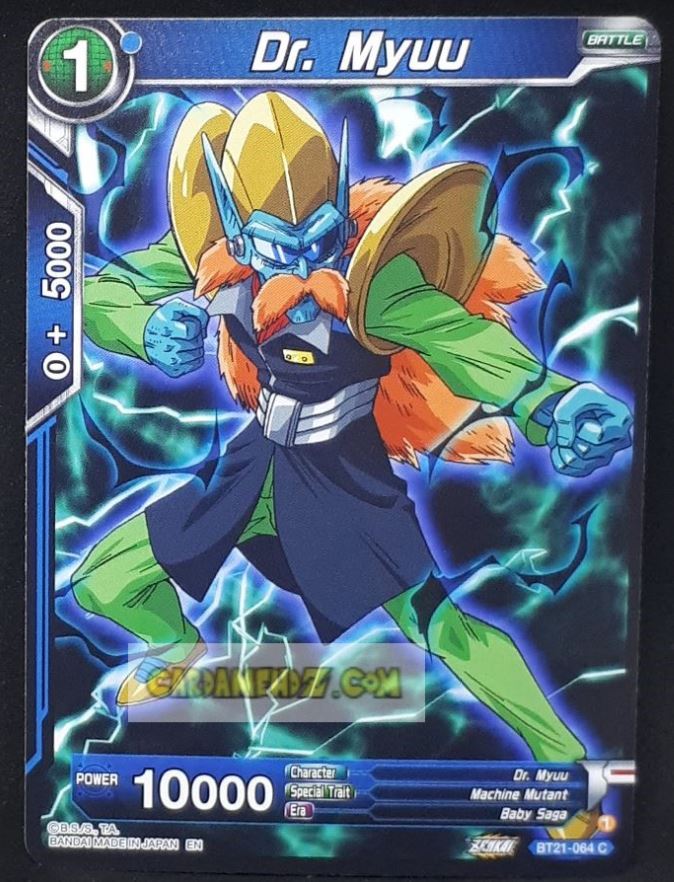 carte Dragon Ball Super Card Game Wild Resurgence n° BT21-064 C (us) bandai dr. myuu dbs cardamehdz point com