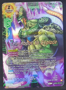 carte Dragon Ball Super Card Game Wild Resurgence n° BT21-072 UC (foil) (us) bandai cell about to explode dbs prisme holo cardamehdz point com