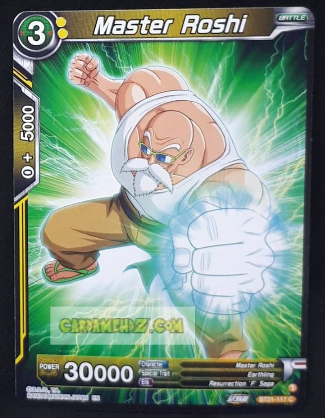 carte Dragon Ball Super Card Game Wild Resurgence n° BT21-117 C (us) bandai master roshi dbs cardamehdz point com