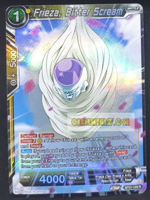 carte Dragon Ball Super Card Game Wild Resurgence n° BT21-125 R (foil) (us) bandai frieza bitter scream dbs prisme holo cardamehdz point com