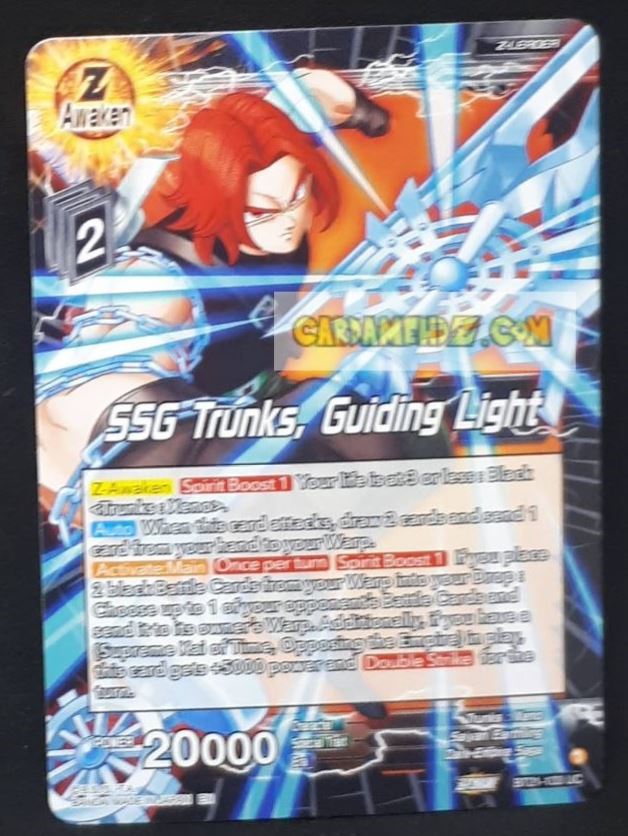 carte Dragon Ball Super Card Game Wild Resurgence n° BT21-133 UC (us) bandai ssg trunks guiding light dbs cardamehdz point com
