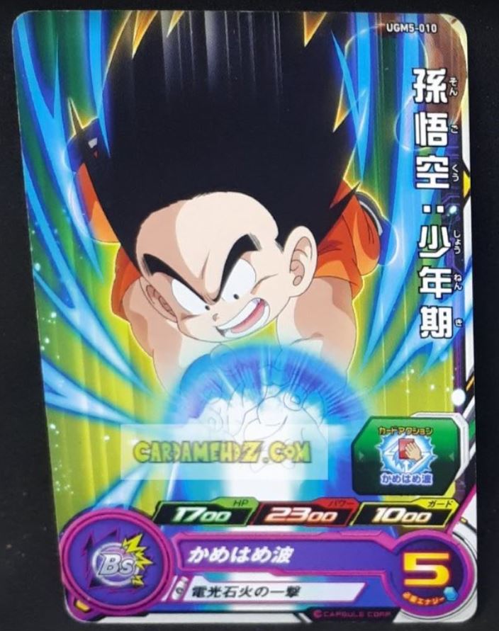 carte Super dragon ball heroes Ultra god mission part 5 UGM5-010 (2022) bandai songoku sdbh ugm cardamehdz point com