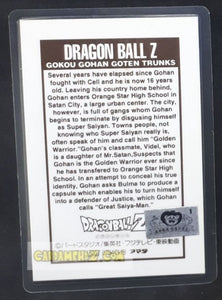 carte dragon ball z Rami Card Amada Part 94 n°0794G B (1994) Amada songoten trunks songoku songohan dragon ball z cardamehdz VERSO