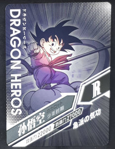 carte dragon ball z dragon heroes LZ-002 (2020) tomy takara songoku dbz cardamehdz VERSO