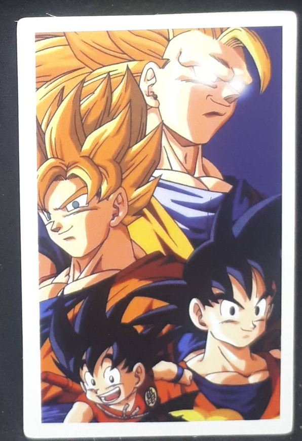 carte dragon ball z lomo card part 1 n°26-30 dbz songoku cardamehdz 