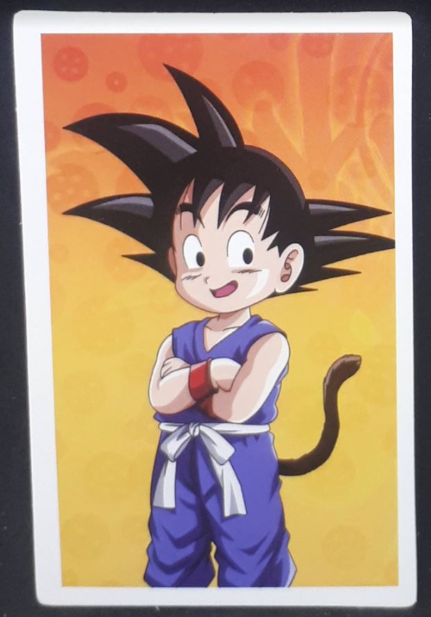 carte dragon ball z lomo card part 1 n°27-30 dbz songoku cardamehdz 