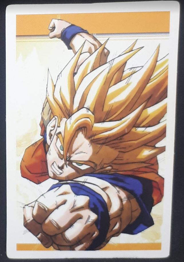 carte dragon ball z lomo card part 1 n°28-30 dbz songoku cardamehdz 