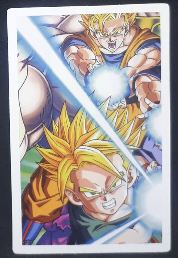 carte dragon ball z lomo card part 1 n°6-30 dbz songoku trunks cardamehdz 