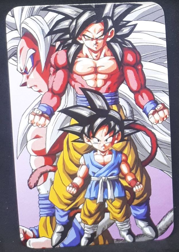 carte dragon ball z lomo card part 2 n°20-30 dbz songoku cardamehdz 