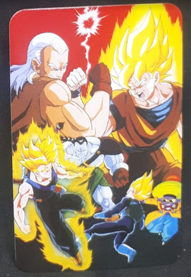 carte dragon ball z lomo card part 2 n°27-30 dbz oav l offensive des cyborg cardamehdz