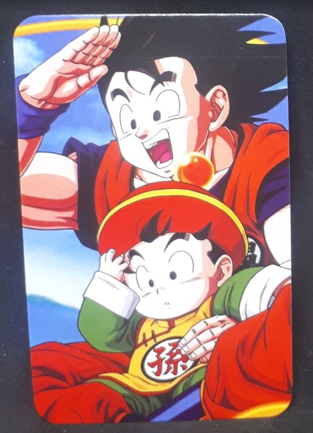 carte dragon ball z lomo card part 2 n°28-30 dbz songoku songohan cardamehdz 