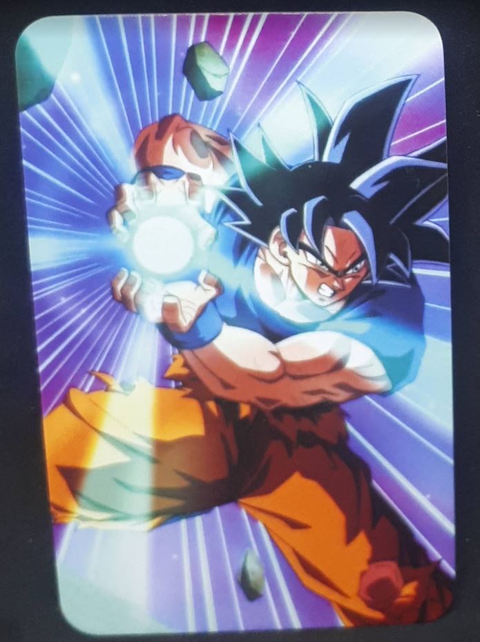 carte dragon ball z lomo card part 2 n°4-30 dbz songoku cardamehdz 