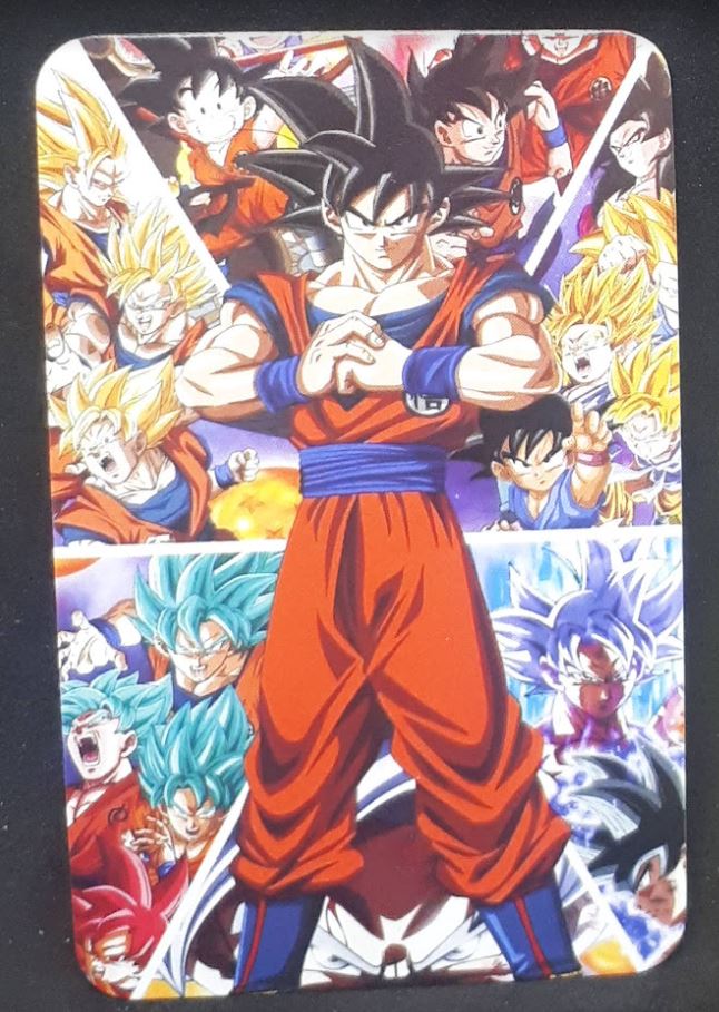 carte dragon ball z lomo card part 2 n°6-30 dbz songoku cardamehdz 