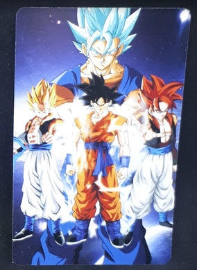 carte dragon ball z lomo card part 3 n°12-30 dbz songoku vegeto gogeta cardamehdz 