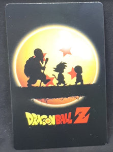 carte dragon ball z lomo card part 3 n°17-30 dbz songoku cardamehdz VERSO