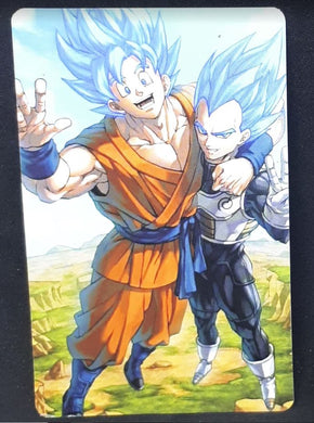 carte dragon ball z lomo card part 3 n°30-30 dbz songoku vegeta cardamehdz