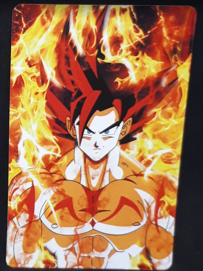 carte dragon ball z lomo card part 3 n°8-30 dbz songoku cardamehdz 