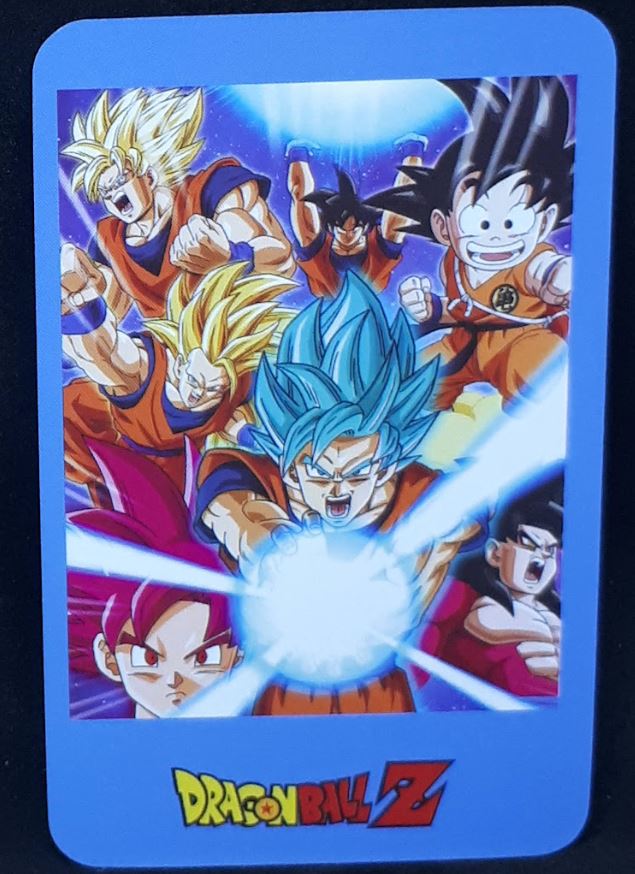 carte dragon ball z lomo card part 4 n°21-30 dbz songoku cardamehdz