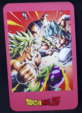 carte dragon ball z lomo card part 4 n°28-30 dbz broly vs gogeta cardamehdz